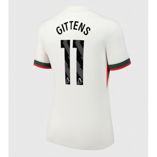 Fotbalové Dres Chelsea Jamie Gittens #11 Dámské Venkovní 2025-26 Krátký Rukáv